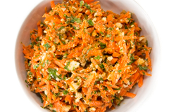carrot salad with harissa