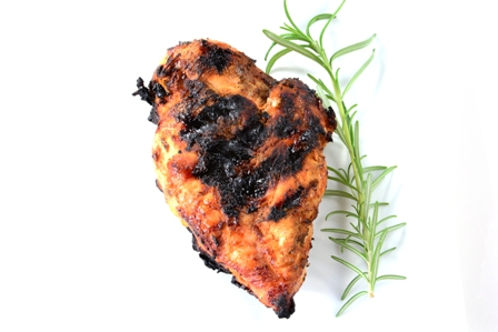 grilled chicken with rosemary and dijon