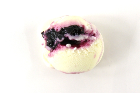 lemon & blueberry frozen yogurt