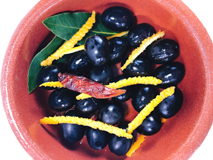 olives with orange zest