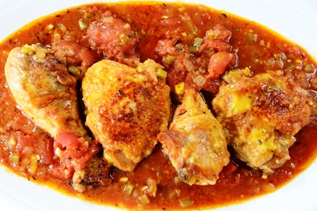 spicy-sweet chicken stew